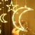 Import Moon Star Lamp LED Lamp String Ins Christmas Lights Decoration Holiday Lights Curtain Lamp Wedding Neon Lantern 220v fairy light from China