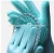 Import Morezhome Kitchen Household Amazon hot Reusable Silicone Gloves with Wash Scrubber Heat Resistant Silicone Dishwashing Glove from China