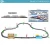 Import Most selling kids cheap plastic slot track racer toy with car from China