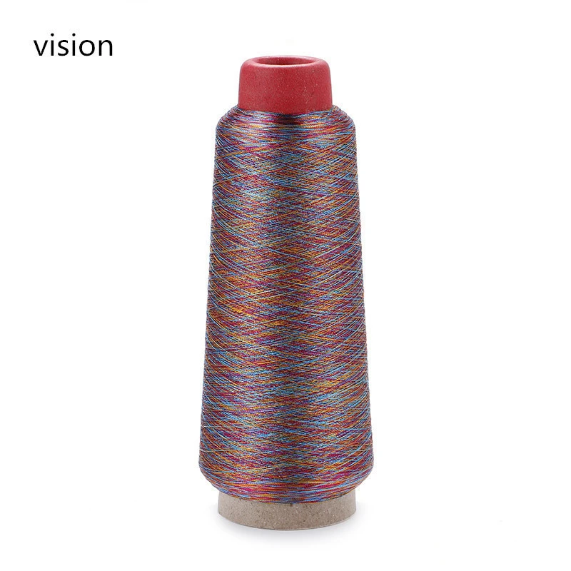 MS TYPE metallic yarn Multi-colored polyester composition of lurex yarn