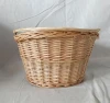 Much Cheaper Removable Bicycle Basket Willow Basket With Hook