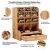 Import Multi-Functional DIY Wooden Pen Holder Desk Organizer With Drawer With Phone Holder from China