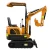 Import Multifunctional 1.0Ton Crawler Excavator With Different Attachments With Chinese Factory Supply from China