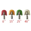 Multiple Degrees Nozzle Stainless Steel High Pressure Washer Accessories Spray Nozzle Tips Spray Nozzle With Quick Connector
