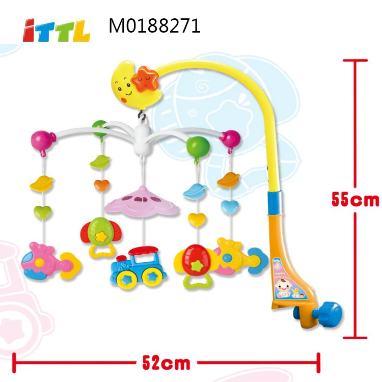 Musical mobile baby bed bell top selling electric baby musical hanging toys