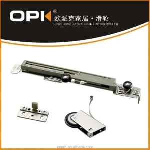 Mute sliding door roller with soft closing