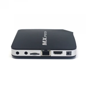 MX Pro New Model Design Quad Core Android TV Box TV Receiver Decoder IPTV Set Top Box