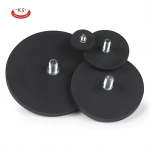 N35 N52 NdFeB Magnetics Permanent Rod Disc Round Rubber Magnet Pot