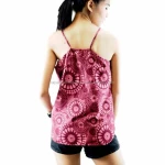 NAPAT V Neck Women Shirts Crop Tops Female Bohemian Blouse For Sale