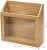 Import Natural Bamboo &amp; Clear Acrylic Wall Mounted Document/Magazine Holder Rack from China