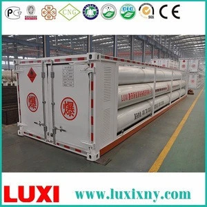 Nature Gas Container Oxygen Gas Cylinder CNG Semi Trailer, Compressed Natural Gas