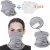 Import Neck Gaiter Safety Carbon Air Filter  Breathable Recycle Face Cover Sleeve Tube Scarf Face bandana  With Filter from China