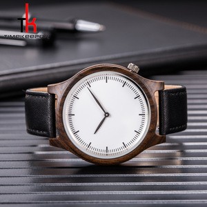 New Arrival Custom Wood Watch Japan Miyota 2035 Movement Mood Match Parts Genuine Leather Zebra Wooden Watches For Men And Women