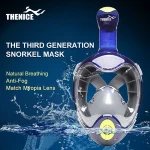 New Best Products Underwater Scuba diving equipment set  and Full Face Swimming  Snorkel Mask for breathing apparatus