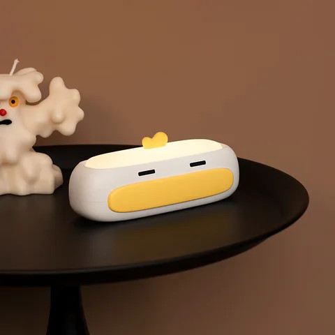 New Big Mouth Duck Night Light USB Charging Infinite Dimming Creative Decoration Bedroom Bedhead Sleeping lamp