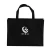 Import New custom logo printed promotional black pp non woven bag reusable carry shopping tote non woven bag from China