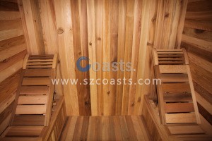 new design 2-4 Person Wooden Home Sauna And Dry Steam Sauna Room