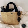 New Design bolsos de playa Ladies Fashion Handbags Women Woven Shoulder Bag Straw Handbags Casual Beach Bag