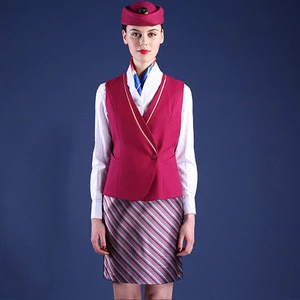 New Design Fashion Airline Uniform Airline Stewardess