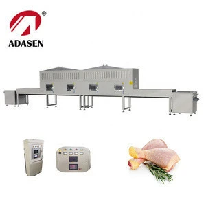 New design industrial microwave thawing equipment for meat, chicken, duck, beef