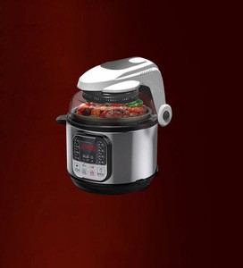 New design pressure cooker and air  fryer 2 in 1 function two in one design