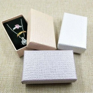 New Kraft Necklace Earrings Ring Jewelry Box  Black  Gift Boxes Jewelry Accessories Packaging