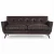 Import new model design 3 seater lobby sofa modern leather hotel sofa from China