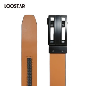 New product 2020 Reversible Double sided Automatic Buckle Genuine Leather Belt