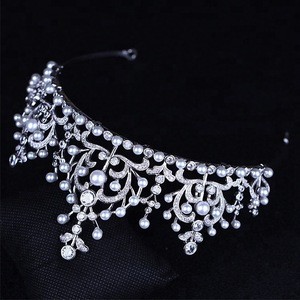 New productsbridal hair accessories luxury zircon stone pageant tiara pageant tiara party decoration party decoration