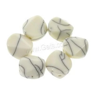 New Solid Color resin lucite beads jewelry making bulk bead 25x13-26x14mm Hole: 2mm 1168714