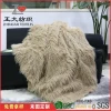 New style  faux fur  sun  curly throw blanket