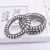 Newest 100pcs High-elastic Metal Candy Elastic Hairbands Bright Silver Hair Ring Ponytails Holder Hair Accessories Women