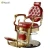 Import Newest high quality golden barber chair heavy duty hydraulic salon barber chair equipment from China