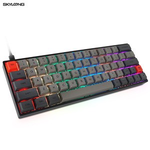 Newest SK64 RGB Backlit 60%  water proof Mechanical optical keyboard professional Gaming programmed mini keyboard