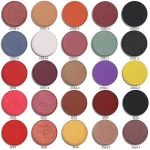 No Brand Wholesale 9 Colors Cosmetics Makeup Eye Shadow 26mm Diamond Matte Shimmer Glitter Private Label Eyeshadow