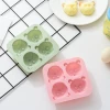Non-stick 4 Bear silicon cake pan baking soap jelly muffin mold pastry bakeware tools