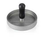 non-stick aluminum alloy round hamburger press 12cm DIY meat beef BBQ grill burger Press patty mold burger maker