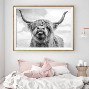 Nordic Decoration Highland Cow Cattle Wall Art Canvas Poster And Print Animal Canvas Painting Picture For Living Room Home Decor
