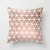 Nordic Style Cushion Cover Pink Geometric Print Pillow Case Home Decorative Pillows Cover Home Decoration Accessories