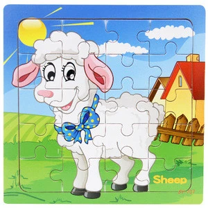Novelty 30cm Kid Early educational toys baby hand grasp wooden puzzle learning education 3d puzzle toy