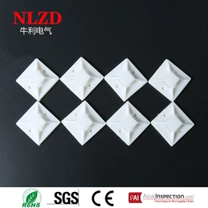 Nylon Self-adhesive Tie Mount 20 25 30 40 mm value Pack