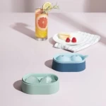 ODM OEM Custom BPA Free Non-Stick Round Silicone Ice Cube Ball Tray Ice Mold