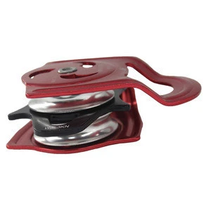 OEM Aluminum Alloy Climbing Double Wheel Pulley With Cheap Price