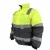 Import OEM Hi vis thick workwear reflective jacket for road safety construction work winter down coat waterproof from China
