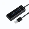 OEM Multi-port expander USB Hub 3.0 5Gbps to usb adapter laptop computer docking station 4 in 1 Usb Hub splitter with LED light