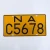 Import OEM Service Aluminum High Quality Number Plate Car from China