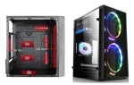 Office computer  pc  case with left and front acrylic plate mini case series165-22
