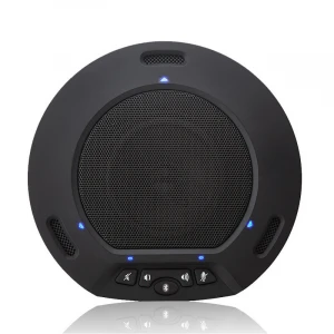 Omnidirectional Conference Speakerphone USB &amp; Wireless Connection Desktop microphone with 4 speakers