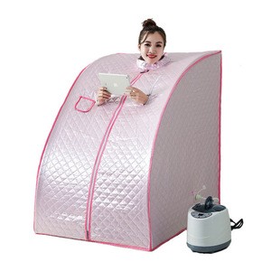 One person portable infrared sauna room with portable