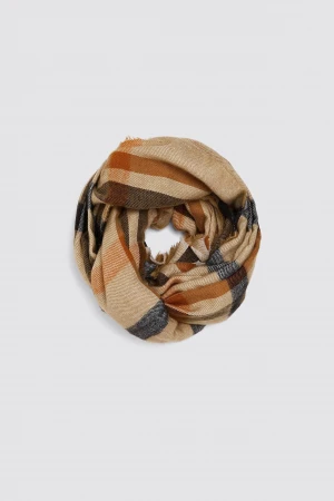 Other Scarves Women&#x27;s Scarves Fashion Camel  Plaid  Winter Oversized Winter Shawl